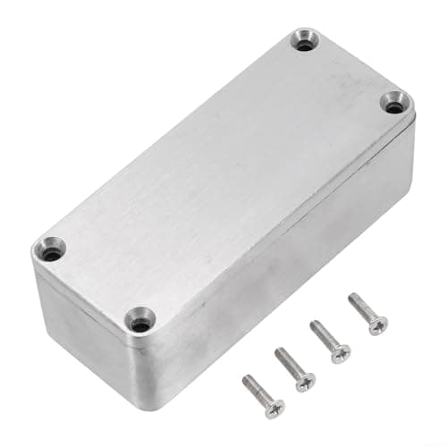 Image of Die Cast Aluminum Enclosure Box for Instrument Housing, Metal Electrical Project Case, IP54 Protection, 2mm Thick, Silver - 1590A (92x38x31mm)(1590 A (92 as a 1m mm)