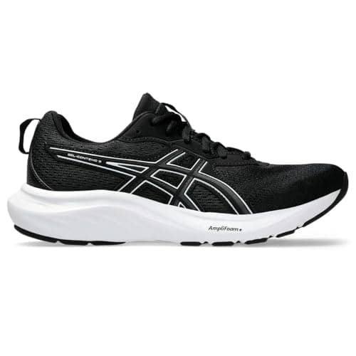 Image of Asics Womens Gel-Contend 9 Sneaker, Black White, 3.5 UK