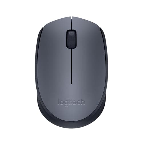 Image of Logitech M170 Wireless Mouse, 2.4 GHz with USB Nano Receiver, Optical Tracking, 12-Months Battery Life, Ambidextrous, PC/Mac/Laptop - Grey