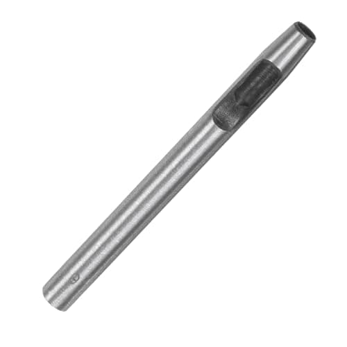 Image of TA-VIGOR 6mm Leather Hollow Hole Punch, Alloy Steel Manual Single Hole Round Punch Tool for Belts, Watch Straps, Leather, Fabric, Rubber, Paper, Plastic, DIY Puncher