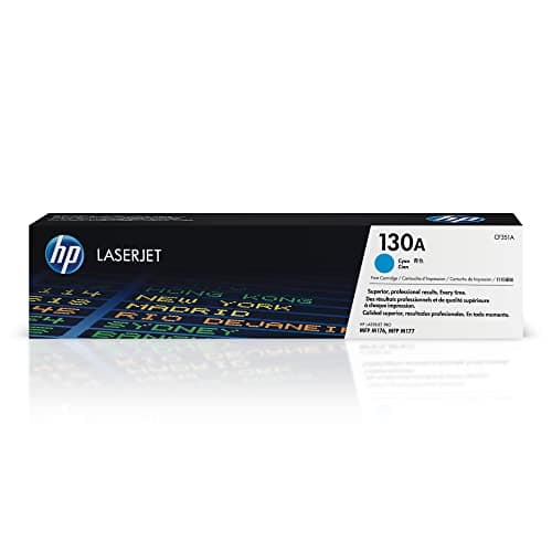 Image of HP CF351A 130A Original LaserJet Toner Cartridge, Cyan, Single Pack