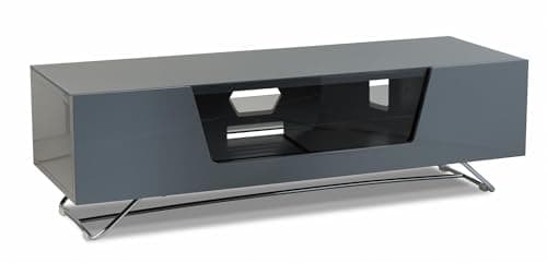 Image of Alphason Chromium 2 1200 TV Cabinet - Grey