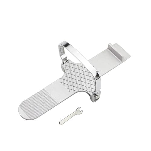 Image of Foot Operated Door Lifter, Heavy Duty Alloy Plasterboard Drywall Board Tool, Anti-Slip Adjustable Stirrup with Wrench, for Hanging Doors Lifting Plywood OSB Panels, Hands Free Fitting Aid