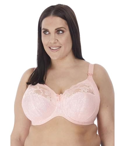 Image of Elomi Women's Molly Underwire Nursing Bra Full Coverage, Blush, 42GG US