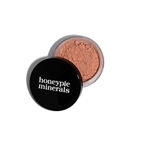 Image of Honeypie Minerals Blusher - Peach Blush - 3g - Vegan Cruelty-free Natural Mineral Makeup Loose Powder - Make Up for All Skintypes