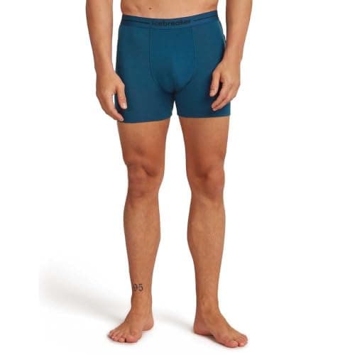 Image of Icebreaker Men's Merino 150 Anatomica Boxers Atlantis - L
