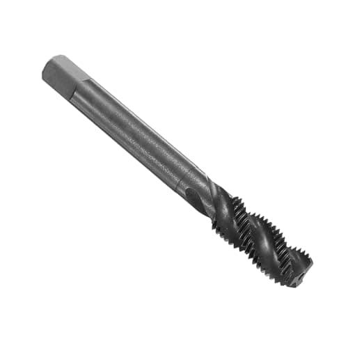 Image of sourcing map Spiral Flute Thread Taps M10 x 1.25 H2 Metric Machine Threading Tap Bit, Nitrided Coated Screw Tapping Repair Tool, M2 High-Speed Steel (HSS)