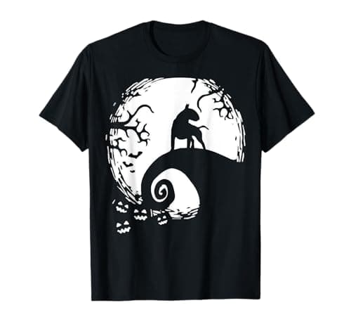 Image of Bull Terrier Halloween, Apparel Bully Moon Silhouette T-Shirt