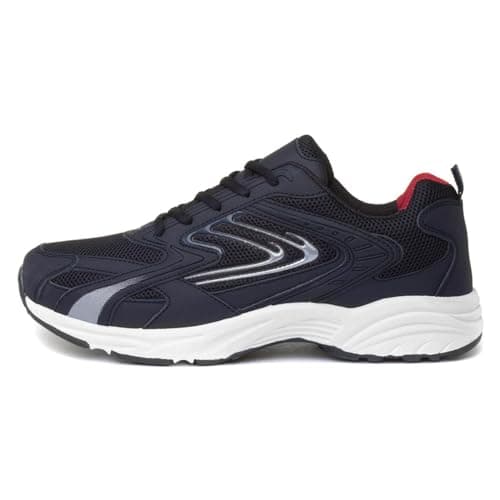 Image of XL Men's Navy Lace Up Trainer - Size 12 UK - Blue