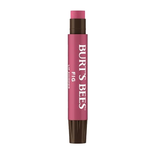Image of Burt's Bees Lip Shimmer Fig, Moisturising Lip Shimmer with Peppermint Oil, 100% Natural Origin, 2.55g