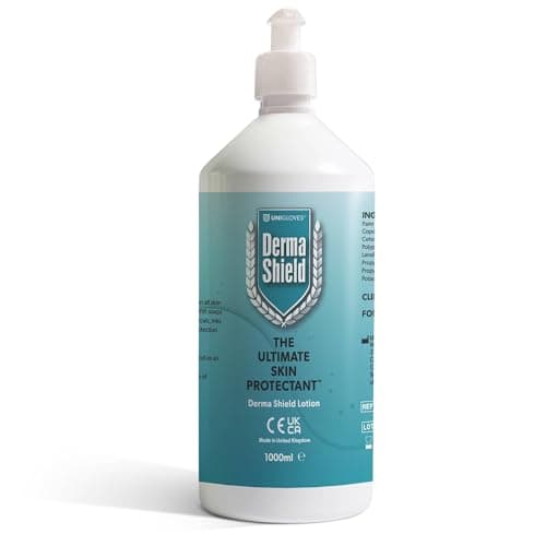 Image of Derma Shield Barrier Cream 1,000ml Lotion - The Ultimate Waterproof Skin Shield for Hands, Body, Face - Clinically Proven Protection and Relief for Contact Dermatitis, Dry Skin
