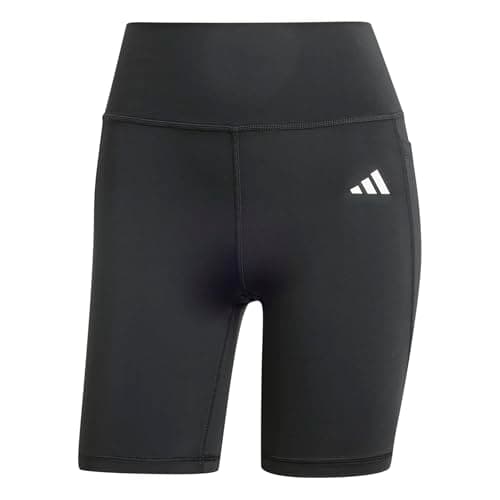 Image of adidas Women's Optime Essentials Stash Pocket 7inch Short Leggings, black, S