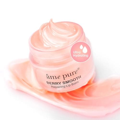Image of Ame Pure Berry Smooth Lip Balm For Dry Cracked Lips - Lip Repair Treatment With Addictive Berry Taste - Lip Balm With Shea Butter And Vitamin E - 15ml Of Dry Lips Treatment - Be Confident In Your Lips