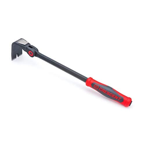 Image of Crescent DB18X 18-Inch/45 cm Indexing Flat Pry bar with Durable Two-Tone Grip Provides Comfort, Control, and Slip Prevention
