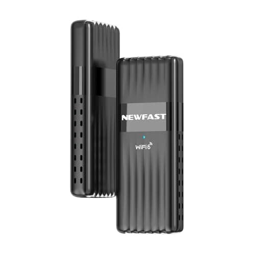 Image of NEWFAST WiFi 6 Dongle AX3000 USB WiFi Dongle for PC/Desktop/Laptop, Dual Band (5GHz/2402Mbps/2.4GHz/574Mbps) USB 3.0 Wireless Adapter for Windows 10/11, High Gain Wifi Receiver for pc