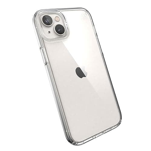 Image of Speck Presidio Perfect-Clear - iPhone 14 Plus Case with Microban Coating (Clear)