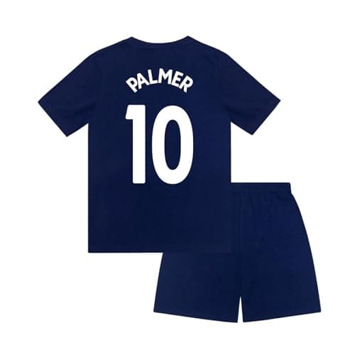 Image of Chelsea Boys Palmer 10 Sublimation Short Pyjamas Blue 6-7 Years
