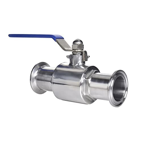 Image of FQJYXWEWL 19mm 25mm 32mm 304 Stainless Steel Quick Ball Valve Quick-opening Manual Clamping Ball Valve(12.7mm)