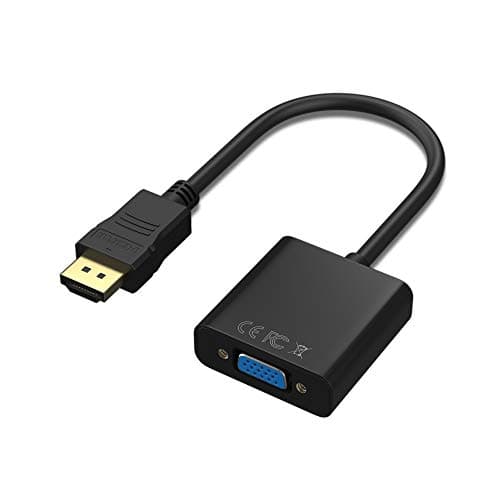 Image of Cableader HDMI to VGA adapter 1080P, HDMI male to VGA female adapter with audio and DC for laptop,pc,desktop,TVbox,xbox,PS3,PS4 etc -black
