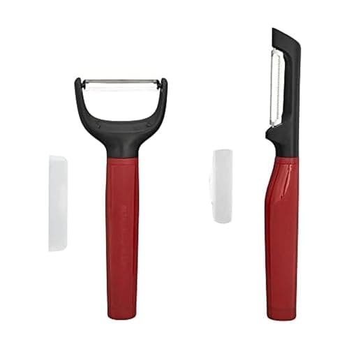 Image of KitchenAid Universal Y and Euro Peeler Set, 2 Piece, Empire Red