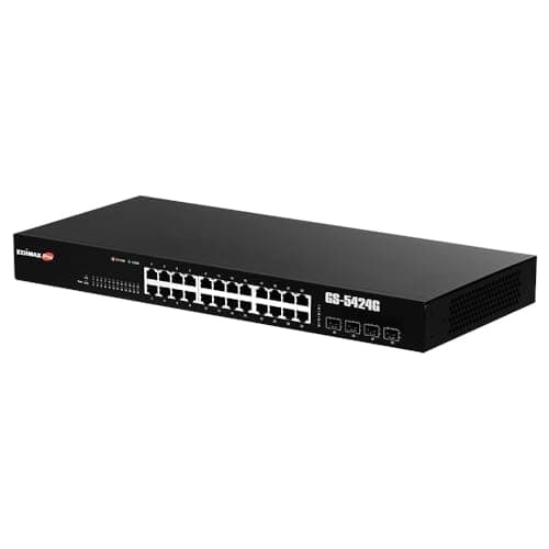 Image of Edimax GS-5424G Long Range 24-Port Gigabit Web Smart Switch with 4 SFP Ports