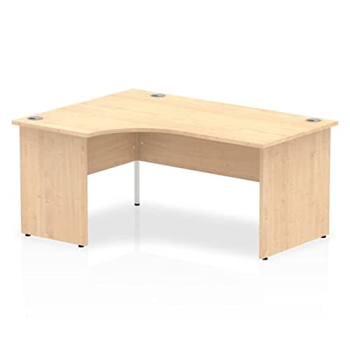 Image of I000453 - Dynamic Impulse Panel End 1600 Left Hand Crescent Desk Maple