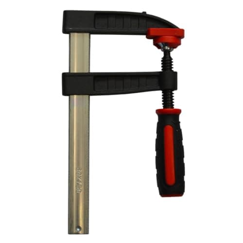 Image of Surebuild UK Heavy Duty F-Clamp, 50mm/80mm Throat Depth, 170kg/270kg Clamping Force (50x250mm)