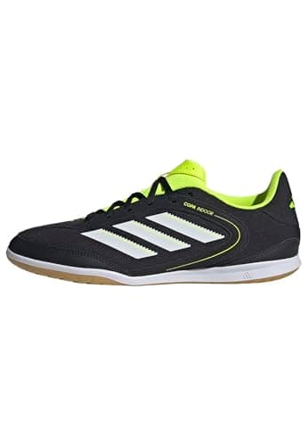 Image of adidas Unisex COPA Indoor Court Club Indoor Football Boots, core Black/FTWR White/Lucid Lemon, 9.5 UK
