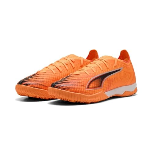 Image of PUMA Unisex Ultra 6 Match Turf Football Boots, Heat Fire-PUMA Black-Glowing Red, 10.5 UK