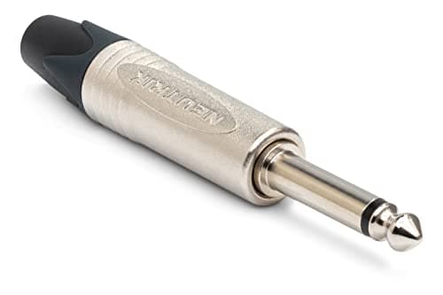 Image of Neutrik NP2X 6.3mm Jack Mono Plug, Silver, 1.0 cm*4.0 cm*4.0 cm