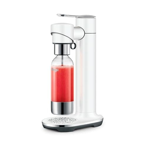 Image of Sage - The InFizz Fusion Home Soda Maker - for Sparkling Water, Juice, Tea, Cocktails and All Fizzy Drinks, Sea Salt