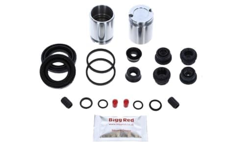 Image of Bigg Red – REAR Brake Caliper Rebuild Repair Kit & PISTONS – Fits AUDI A1 (Left & Right)