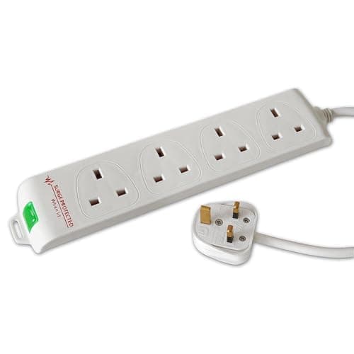 Image of Tacima 4 Way Surge Protection Mains Extension Lead 2M Brand