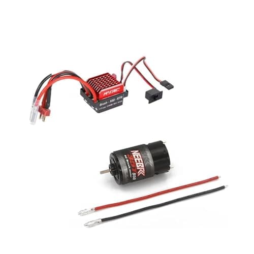 Image of YZazw 550 Brushed Motor & 60A/360A ESC For 1/10 RC Crawler/Racing Vehicles Composite Material 1 Set(35T 60A T plug)
