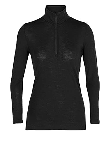 Image of Icebreaker 175 Everyday LS Half Zip Pullover - Black, Medium