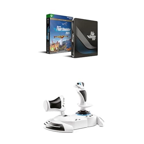 Image of Microsoft Flight Simulator 2024 – Premium Deluxe SteelBook® Edition + Thrustmaster T.Flight Hotas One Microsoft Flight Simulator Edition