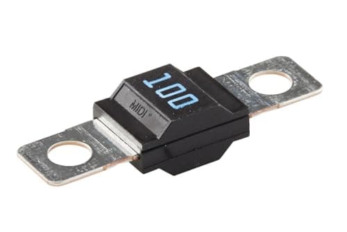 Image of HELLA 8JS 742 901-051 Fuse - MIDI Fuse - 100A - Voltage to: 32V - Blue - Quantity: 1