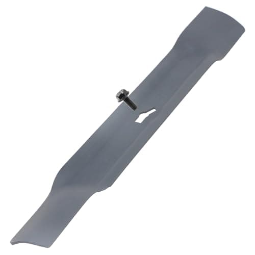 Image of SPARES2GO Metal Blade Compatible with Qualcast RM32 M2E1032M M2E1232M E32 M2E1232M Lawnmower (32cm) + Fixing Screw