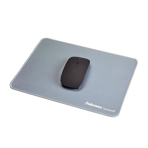 Image of Fellowes Breyta Extra-Large Ergonomic Mousepad Marine - Non-Slip Rubber Base, Durable Stitched Edges, Microban® Protection, Eco-Friendly, and Optimized for Optical & Laser Mice