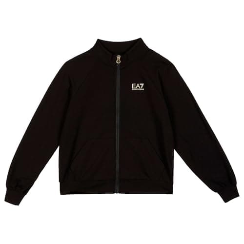 Image of EA7 Emporio Armani Core ID Full Zip Sweatshirt 12 Years Black