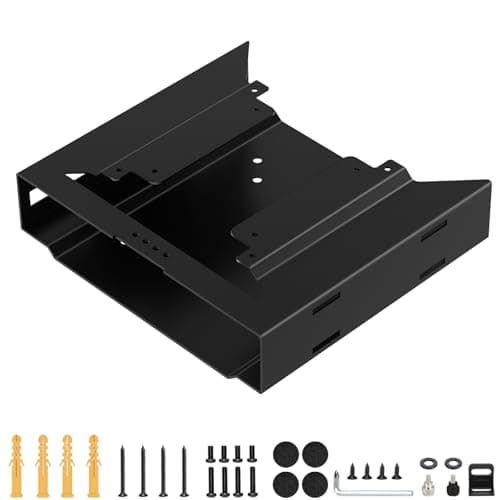 Image of Yaotieci Mini PC Mount for HP Mini PC Desktop Wall VESA and Under Desk Mount for HP ProMini 260 400, EliteDesk 705 800 805, ProDesk 400 405 600, EliteMini 600 800 Prodesk Mount for Monitor Arm
