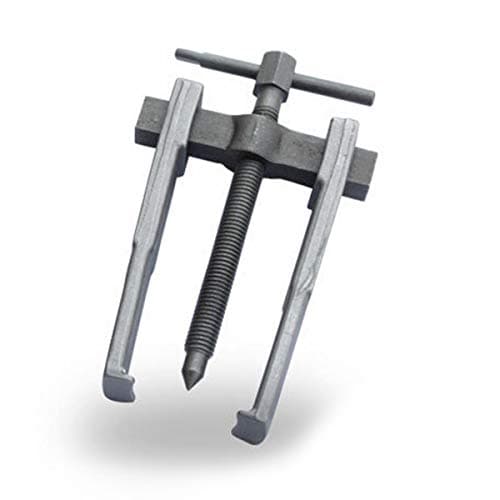 Image of KATSU Two Jaw Gear Bearing Puller Ultra Thin Claws 4 Inch 100mm, Carbon Steel Mini 2 Arms Special Thin Claws Car Engine Repair Belt Wheel Gear Bearing Extractor Removal Tool 450462