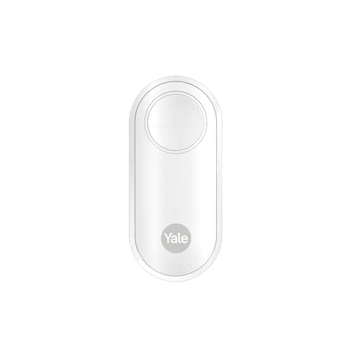 Image of Yale Alarm Button, Multi-use: Doorbell or Panic Button, Real-time Alarm Alerts, Compatible with Yale Smart Alarm, Accessories, White, AL-PB-1A-W