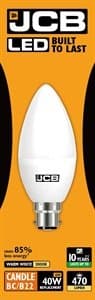 Image of JCB 6w(40w) LED Candle Bulb BC B22 Warm White 3000K Pack of 10