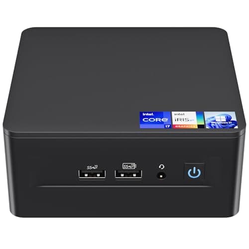 Image of Intel NUC 12 Pro, for ASUS NUC12 Pro Wall Street Canyon NUC12WSHi7 Mini PC, Core i7-1260P 12th Gen, 12 Cores, 18 MB Cache, up to 4.7 GHz Turbo, 28 W Iris Xe Graphics, 32 GB RAM, 1 TB SSD, Win 11 Pro