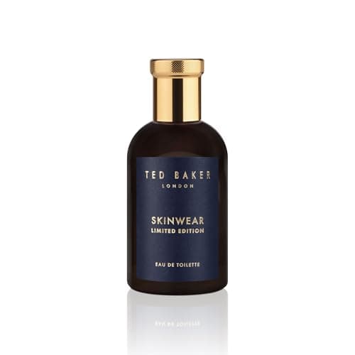 Image of Ted Baker Skinwear Limited Edition Men’s Eau de Toilette Fresh Citrus Woody Cologne with Lime, Bergamot & Sandalwood Long Lasting Masculine Fragrance for Him100ml