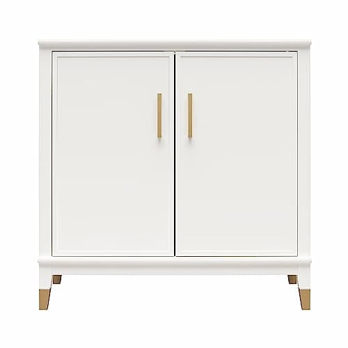 Image of CosmoLiving by Cosmopolitan Westerleigh 2-Door Accent Cabinet, White