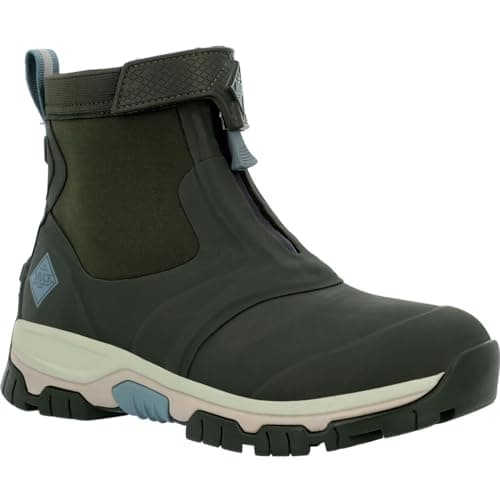 Image of Muck Boots Female Apex Mid Zip Wellington, Moss, 6