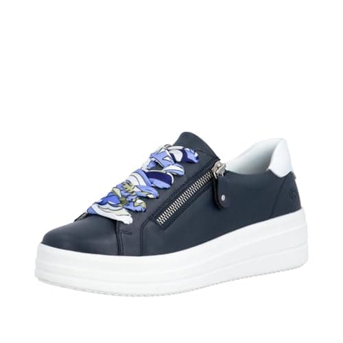 Image of Rieker Women's D1C06 Low Trainers, Blue, 37 EU