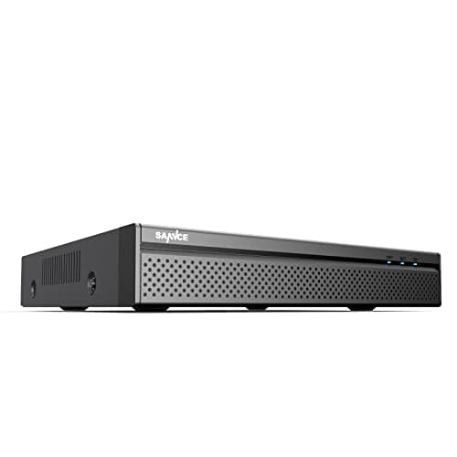 Image of SANNCE PoE NVR 4K 8 Channel, 8MP CCTV Security Camera System Network Video Recorder Supports 8MP 5MP 3MP 1080P HD PoE Surveillance IP Camera, Human Detection, NO HDD
